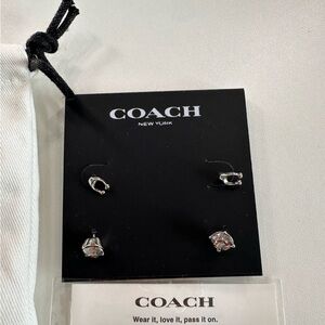 Coach earrings